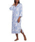 Women's Quilted Floral 3/4-Sleeve Robe