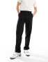 ASOS DESIGN straight leg suit trouser in black