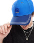 ASOS DESIGN baseball cap with embroidery in blue