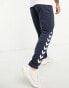 Hummel 2.0 tapered joggers in blue