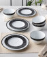 Rill 12-Piece Dinnerware Set, Service for 4