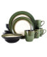 Libra 16 Piece Luxurious Stoneware Dinnerware, Service for 4