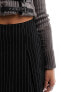 Reclaimed Vintage skort in pinstripe