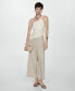 Women's Wide Leg Linen Pants