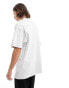 ellesse Balatro t-shirt in white marl