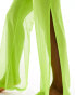 Threadbare beach trousers in lime green