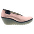 Fly London Yoza YOZA438FLY-005 Womens Pink Leather Wedges Heels Shoes 39