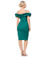 Women's Ruffled Off-The-Shoulder Sheath Dress