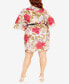 Plus Size Frida Wrap Mini Dress