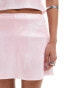 Reclaimed Vintage pink sequin mini skort co-ord