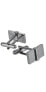 Gunmetal Rectangular Brick Cufflinks