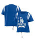 Women's Royal Los Angeles Dodgers Cinched Colorblock T-shirt