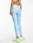 Under Armour Evolved Core graphic leggings in light blue