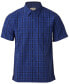 Men's Eldridge Classic Plaid Button-Up Short-Sleeve Shirt