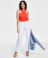 Women's High-Rise Tab-Waist Kick Flare Jeans, Created for Macy's