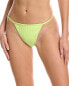 Frankies Bikinis Harmony Plisse Bikini Bottom Women's