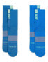 Nike Running Multiplier 2 pack crew socks in blue