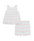 Пижама Little Me Stripe Knit Play Set.