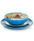 Mandala Micaela 12 Piece Melamine Dinnerware Set, Service for 4