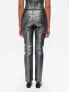 High Rise Metallic '90s Straight Jeans