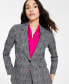 Women's Herringbone Single-Button Blazer, Created for Macy's