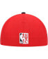 Men's Red, Black Chicago Bulls Hardwood Classics Team Side Fitted Hat