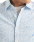 Men's Classic-Fit Stretch Boat-Print Button-Down Shirt