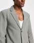 Bando regular fit jersey suit jacket in light green