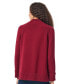 Women's Mock Neck Sweater with Rib Detail