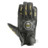 HELSTONS Logo leather gloves