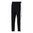 Puma Contrast Tricot Logo Track Pants Womens Black Casual Athletic Bottoms 84900