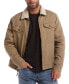 Men's Sherpa Lined Canvas Twill Trucker Jacket