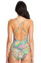 Bleu Rod Beattie Women's Sunny Mio Surplice One Piece Swimsuit Multi 14