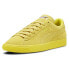 Puma Suede Love Marathon Lace Up Mens Yellow Sneakers Casual Shoes 39583003