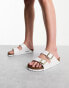 Birkenstock Arizona Birko-Flor sandals in patent white