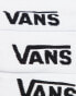 Vans 3 pack classic ankle socks in white