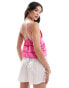 ONLY woven cami top in pink