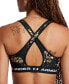 Women's Printed Cross-Back Medium Impact Sports Bra