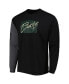 Men's Black Milwaukee Bucks Courtside Versus Flight MAX90 Long Sleeve T-shirt