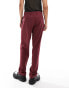 Viggo suit trousers in burgundy co-ord