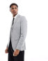 Selected Homme slim blazer in light grey