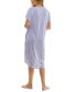 Women's Short-Sleeve V-Neck Sleep Dress