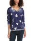 In2 By Incashmere Heart Sweater Women's