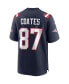 Men's Ben Coates Navy New England Patriots Game Retired Player Jersey