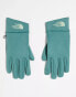 The North Face Rino gloves in sage green