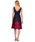 Women's Boat-Neck Fit & Flare Jacquard Dress