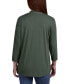 Women's 3/4 Sleeve Solid Cardigan