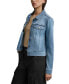 Women's Button-Down Denim Trucker Jacket