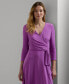 Women's Surplice Jersey Dress