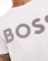 BOSS Green logo t-shirt in grey